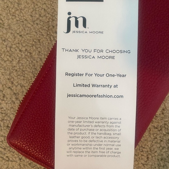 Jessica Moore computer bag and matching double zip wallet - Picture 4 of 5